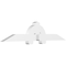Ekena Millwork Ericson Architectural Grade PVC Gable Bracket, 84"W x 17 1/2"H x 4"D x 6"F, 5/12 Pitch GBP084X18X0406ERI00 - alternate 1